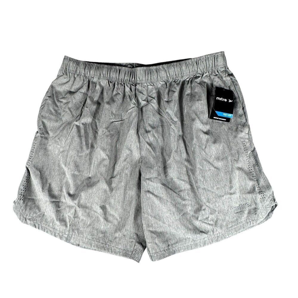 Mitre Sz XL ProFlow Moisture Management Shorts Gym Running Vented Pockets NWT